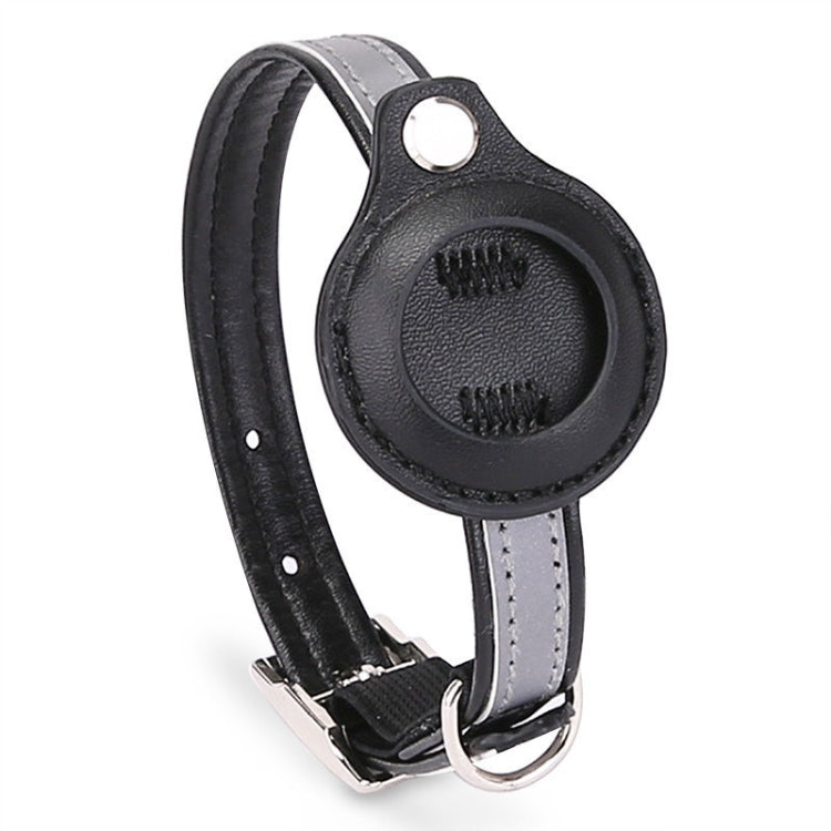 For AirTag 2nd Gen / AirTag 1st Gen Tracker Protective Cover Pet PU Collar, XS, M, S
