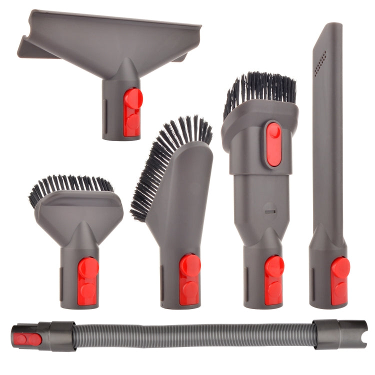 Vacuum Cleaner Accessories for Dyson V7 V8 V10 V11 V12 V15, 5 In 1, Soft Brush, Two -in -one Brush, 2 PCS Stain Brush, Mattress+Crevice+Stain Brush, 4 In 1 Set, Hose Set, 2 PCS Adapter, Bracket