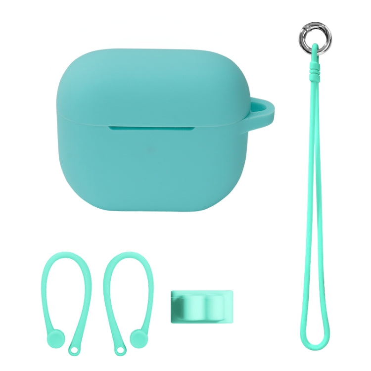 Bluetooth Earphone Silicone Cover Set For AirPods 3, Hand Rope Set White, Hand Rope Set Mint Green, Hand Rope Set Grass Green, Hand Rope Set Pink, Hand Rope Set Black, Hand Rope Set Red, Hand Rope Set Yellow, Hand Rope Set Gray, Hand Rope Set Wine Red ...