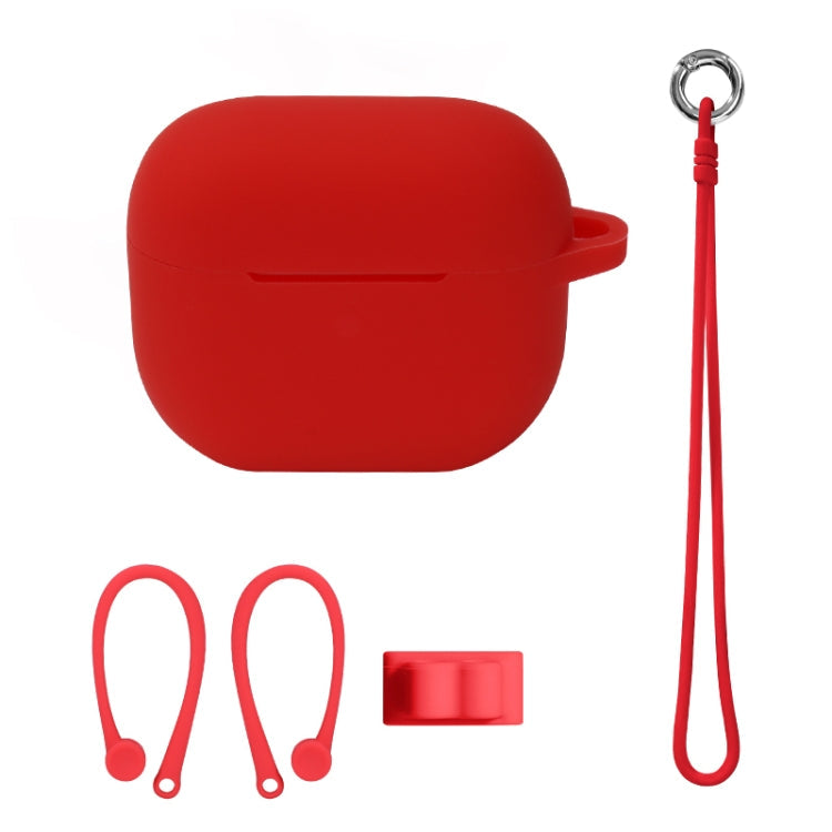 Bluetooth Earphone Silicone Cover Set For AirPods 3, Hand Rope Set White, Hand Rope Set Mint Green, Hand Rope Set Grass Green, Hand Rope Set Pink, Hand Rope Set Black, Hand Rope Set Red, Hand Rope Set Yellow, Hand Rope Set Gray, Hand Rope Set Wine Red ...