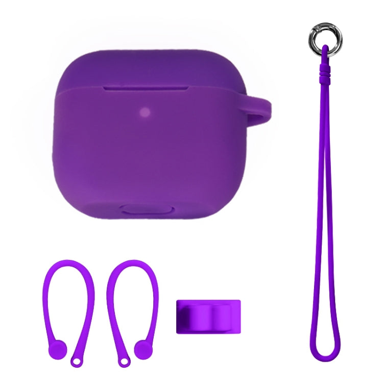 Bluetooth Earphone Silicone Cover Set For AirPods 3, Hand Rope Set White, Hand Rope Set Mint Green, Hand Rope Set Grass Green, Hand Rope Set Pink, Hand Rope Set Black, Hand Rope Set Red, Hand Rope Set Yellow, Hand Rope Set Gray, Hand Rope Set Wine Red ...