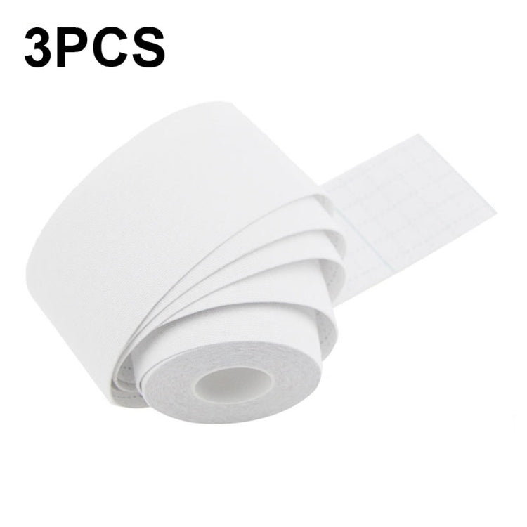 3pcs Muscle Tape Physiotherapy Sports Tape Basketball Knee Bandage, Size:, 2.5cm x 5m, 3.8cm x 5m