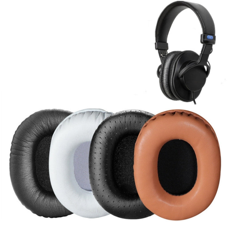 2 PCS Headset Sponge Earmuffs For SONY MDR-7506 / V6 / 900ST, Gray Stitching, Black Stitching, White Stitching, Brown Stitching, Black Net, Net Stitching, Black White Net, Black Blue Net, Black Green Net, Black Lambskin, Brown Lambskin, Black Bright   ...