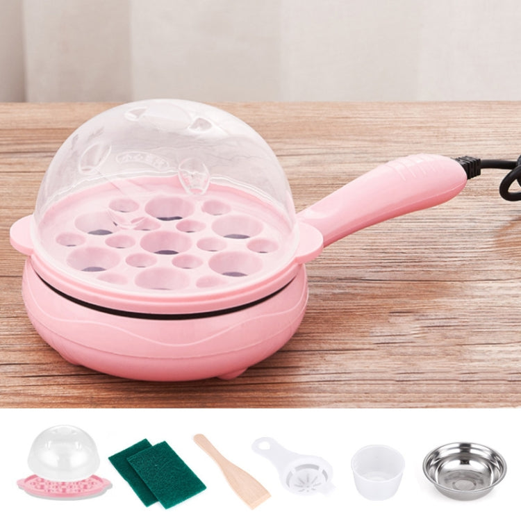 350W Electric Egg Omelette Cooker Frying Pan Steamer Cooker,EU Plug,Style:, Single Layer Set Yellow, Double Layer Set Yellow, Pan+Wood Shovel Yellow, Single Layer Set Pink, Double Layer Set Pink, Pan+Wood Shovel Pink