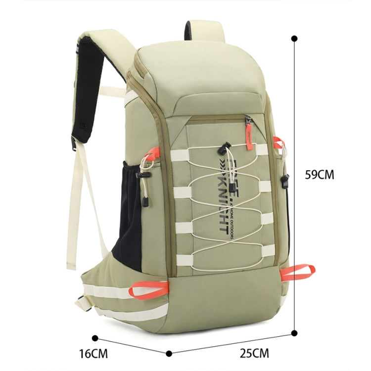 Free Knight FK0398 40L Outdoor Hiking Waterproof Backpack with Rain Cover, Black, Light Gray, Deep Green, Light Green, Orange, Blue