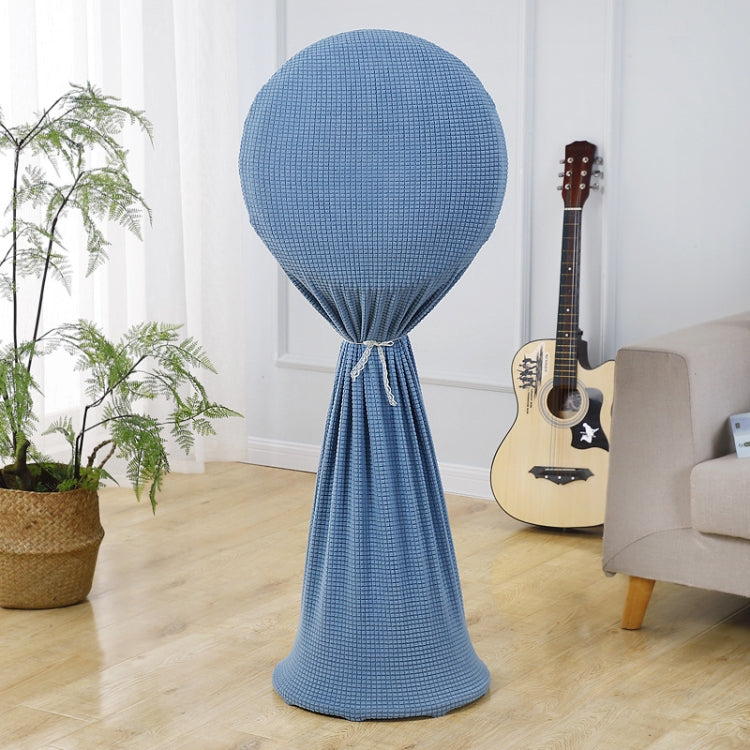 Round Elasticity Fan Dust Cover Household Use Fabric Fan Protective Cover, 110x45cm Blue, 110x45cm Gray, 110x45cm Green