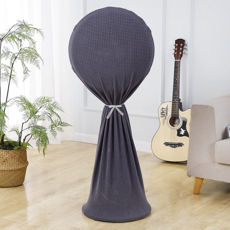 Round Elasticity Fan Dust Cover Household Use Fabric Fan Protective Cover, 110x45cm Blue, 110x45cm Gray, 110x45cm Green