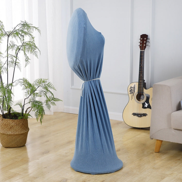 Round Elasticity Fan Dust Cover Household Use Fabric Fan Protective Cover, 110x45cm Blue, 110x45cm Gray, 110x45cm Green
