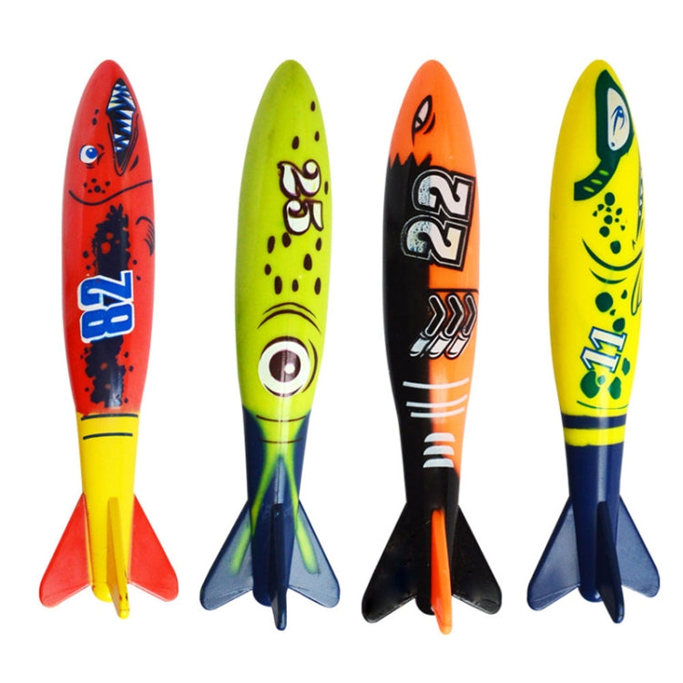 Large Torpedo Diving Swimming Pool Toys Children Summer Water Toys, 4PCS Torpedo, 3PCS Octopus, 4PCS Hard Ring, 4PCS Soft Ring, 3PCS Small Seaweed, 3PCS Big Seaweed, 8PCS Small Stones (large), 8PCS Big Stones (small), 4PCS Sea Horses, 4PCS Sharks      ...