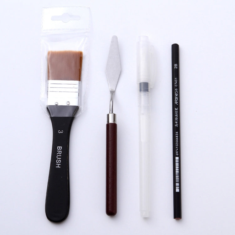 18 In 1 Multipurpose Nylon Hair Watercolor Paintbrush Acrylic Paintbrush, Dark Blue, Light Blue