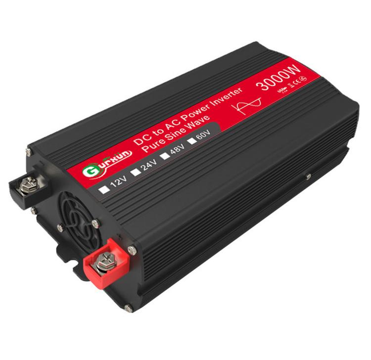 Gurxun Sine Wave Inverter 3000W 2/24/48/60V To 220V Car Boost Converter, 3000W 60V-220V, 3000W 12V-220V, 3000W 24V-220V, 3000W 48V-220V
