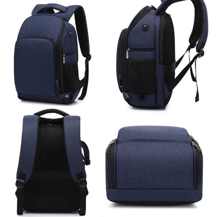 Cationic SLR Backpack Waterproof Photography Backpack with Headphone Cable Hole, Blue, Black, Red