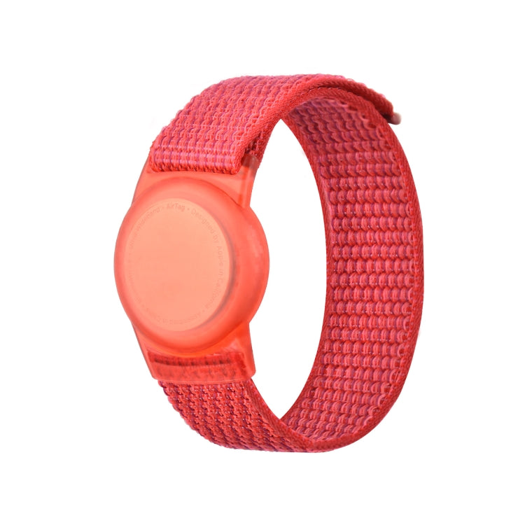 Child Adult Nylon Strap Wristband Protective Case For AirTag 2nd Gen / AirTag 1st Gen, 220mm, 170mm