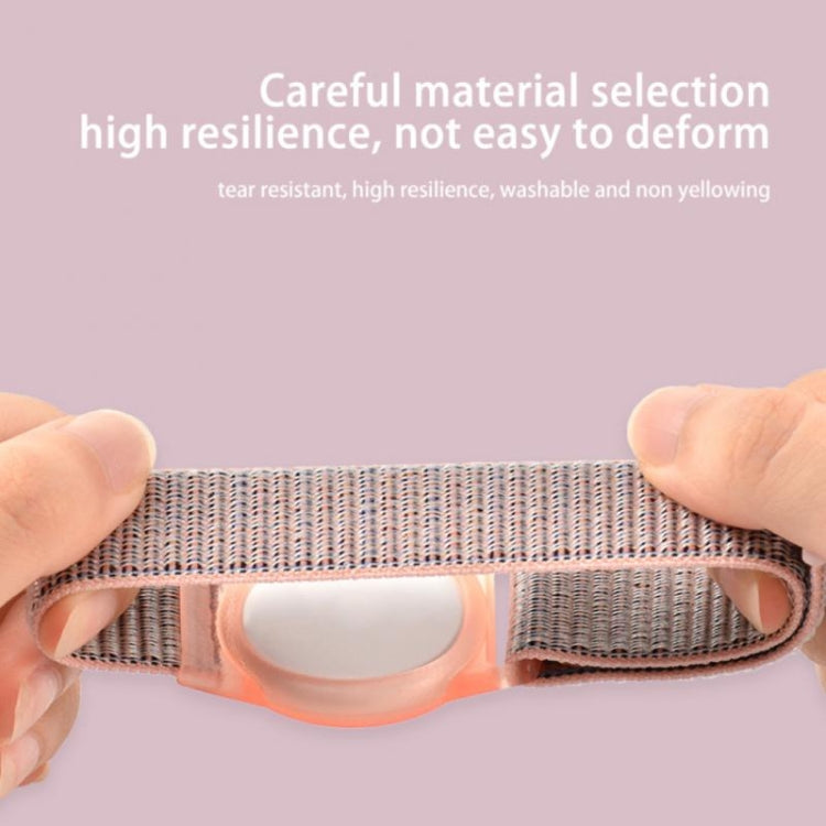 Child Adult Nylon Strap Wristband Protective Case For AirTag 2nd Gen / AirTag 1st Gen, 220mm, 170mm