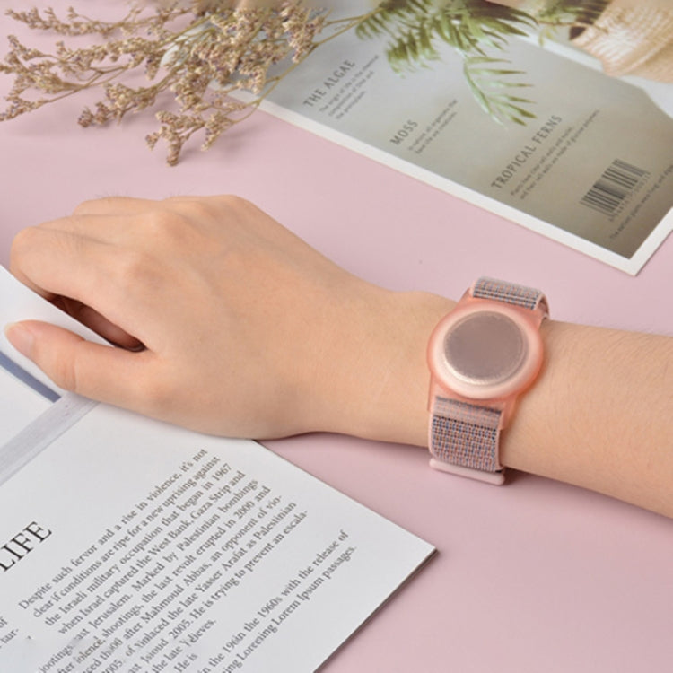 Child Adult Nylon Strap Wristband Protective Case For AirTag 2nd Gen / AirTag 1st Gen, 220mm, 170mm