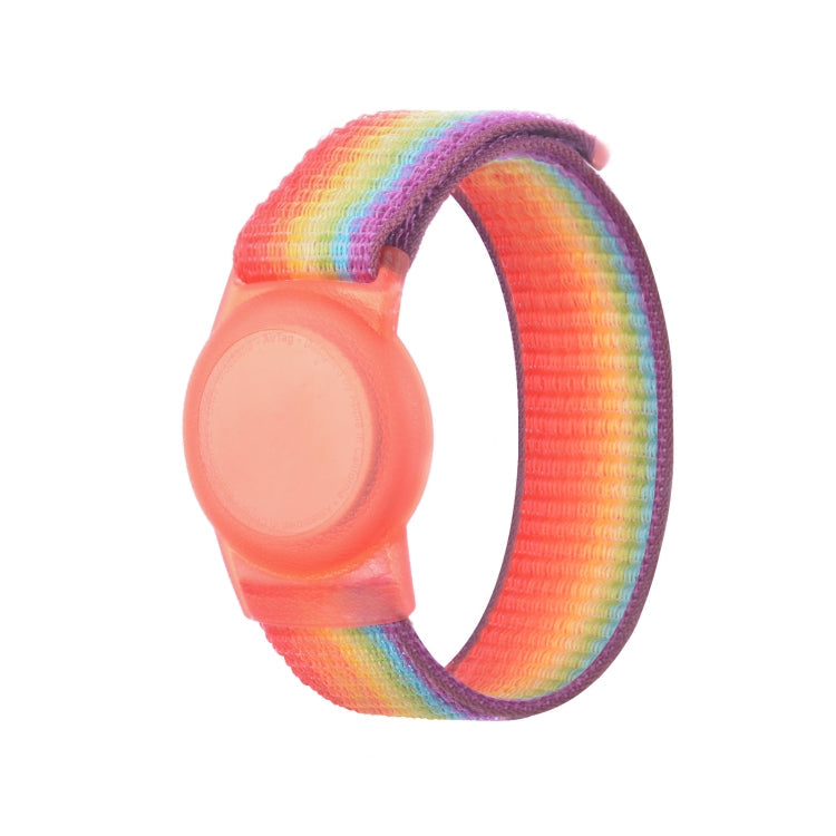 Child Adult Nylon Strap Wristband Protective Case For AirTag 2nd Gen / AirTag 1st Gen, 220mm, 170mm