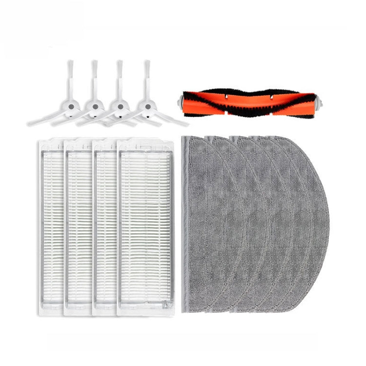 For Xiaomi Mijia MJSTP Vacuum Cleaner Replacement Accessories,Spec:, 2pcs Filter, 1pc Main Brush, 1pair Side Brush, 1pc Rag, Kit