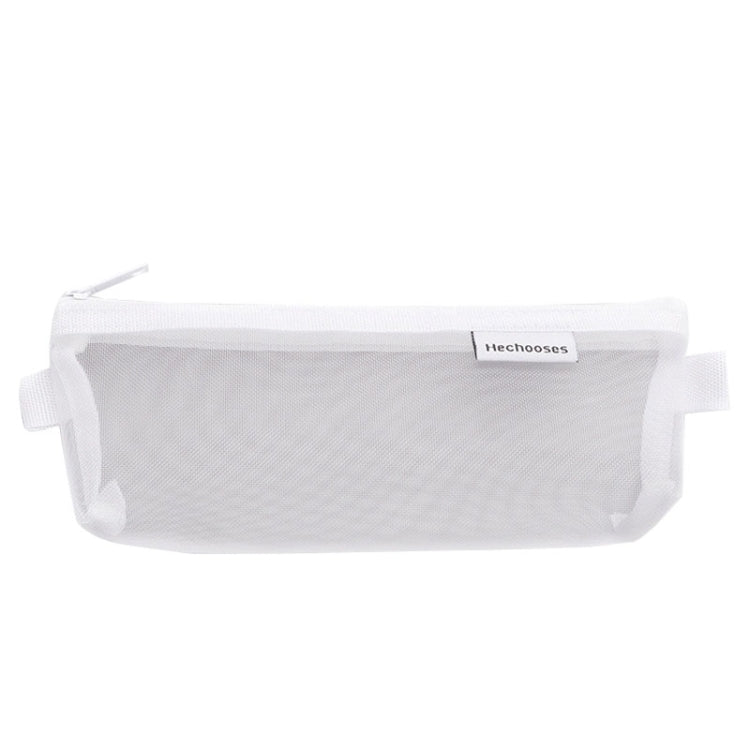 Hechooses D033 Transparent Mesh Exam Portable Pen Bag, Style:, Square (Black), Square (White), Square (Gray), Square (Pink), Square (Green), Triangle (Black), Triangle (White), Triangle (Gray), Triangle (Pink), Triangle (Blue), Triangle (Green)