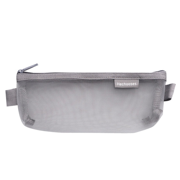 Hechooses D033 Transparent Mesh Exam Portable Pen Bag, Style:, Square (Black), Square (White), Square (Gray), Square (Pink), Square (Green), Triangle (Black), Triangle (White), Triangle (Gray), Triangle (Pink), Triangle (Blue), Triangle (Green)