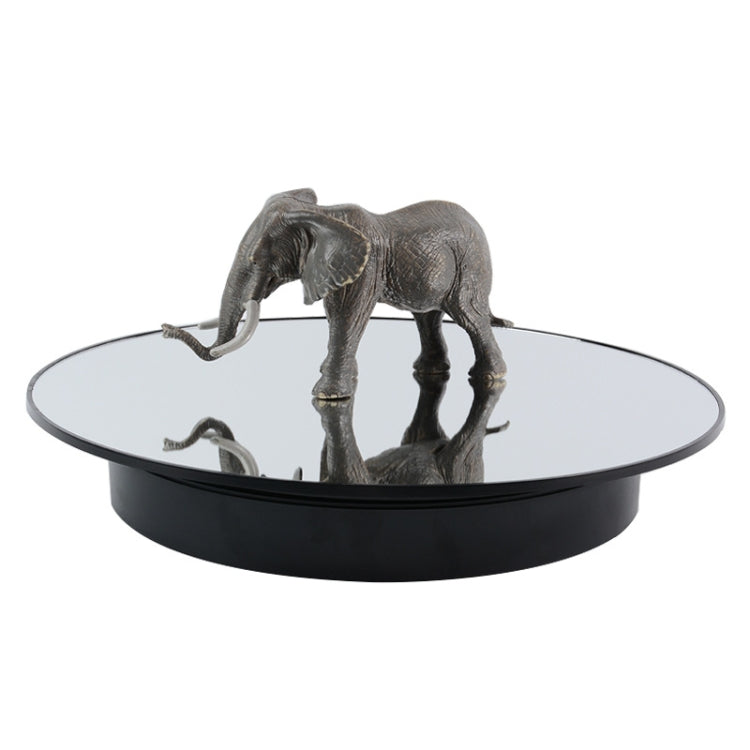 32cm Electric Turntable for Photography With Speed Direction Adjustment, White Mirror, Black Mirror, Golden Mirror