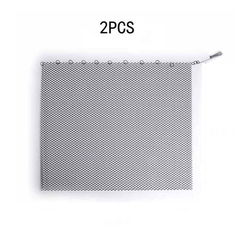 Fireplace Metal Mesh Screen Fireplace Screen To Prevent Sparks From Spilling Out, 61x45.7cm