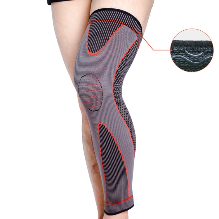 Nylon Knitted Riding Sports Extended Knee Pads, S