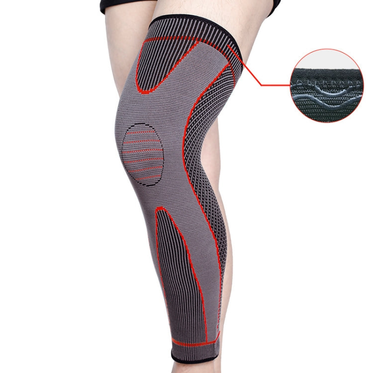 Nylon Knitted Riding Sports Extended Knee Pads, M