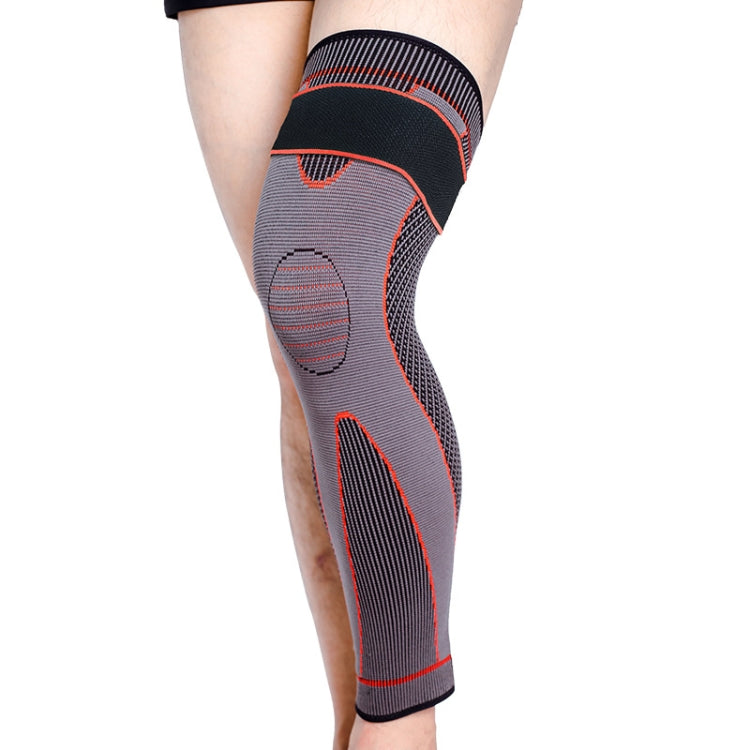 Nylon Knitted Riding Sports Extended Knee Pads, M