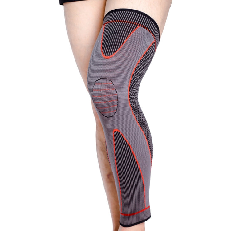 Nylon Knitted Riding Sports Extended Knee Pads, L