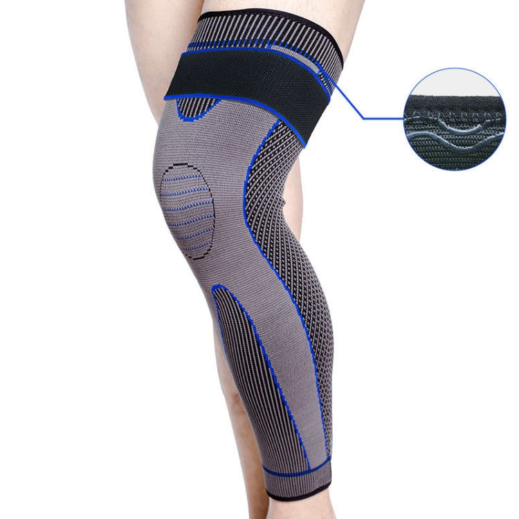 Nylon Knitted Riding Sports Extended Knee Pads, XXL
