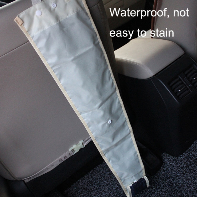 Car Umbrella Cover Foldable Storage Bag Hanging Seat Back Pocket, Blue White
