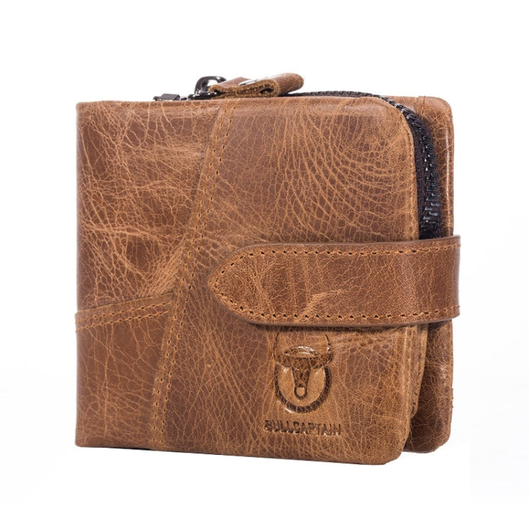 BUFF CAPTAIN 01 Multifunctional Detachable Vintage Leather Buckle Horizontal Wallet, 01(Coffee), 01(Brown)