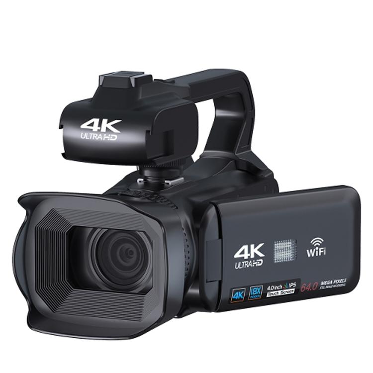 64MP 4-Inch Touch Screen Handheld Digital Video Camera, 4K 16G, 4K 32G, 4K 64G