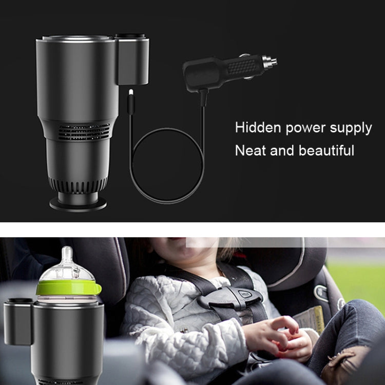 Car Digital Display Fast Cooling and Heating Cup, Style:, Generation 1 Black, Generation 3 Gray