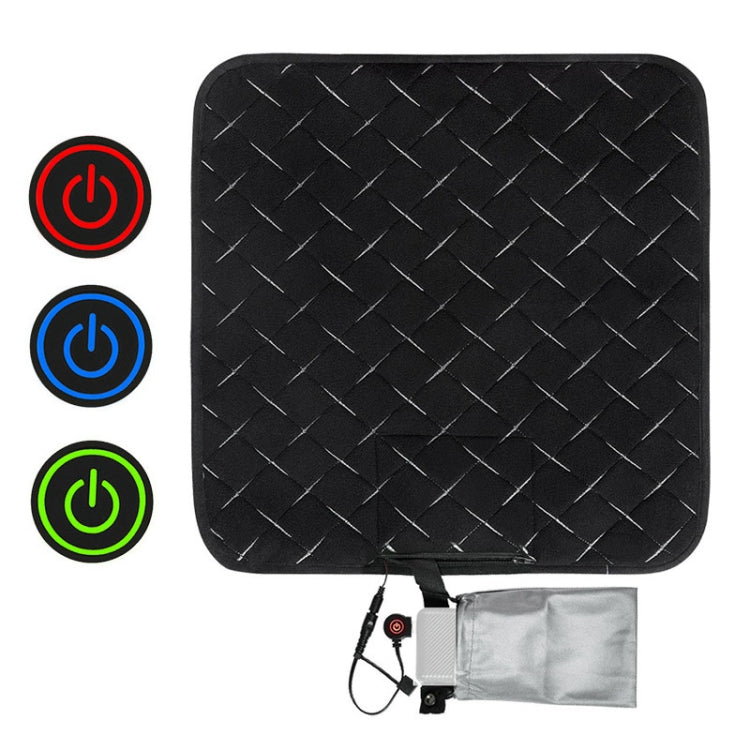 USB Charging Intelligent Thermostatic Heating Cushion, Black