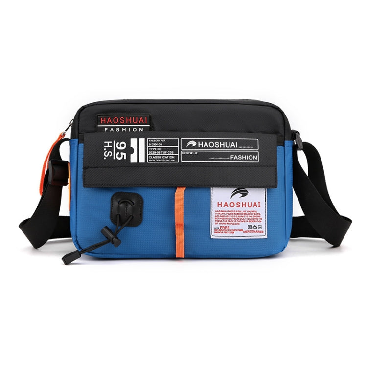 HAOSHUAI 204 Sports Leisure Men Outdoor Waterproof Nylon Shoulder Bag, 204 Brick Red, 204 Light Blue, 204 Dark Blue, 204 Black, 204 Grey, 204 Army Green
