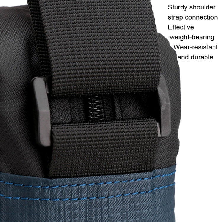 HAOSHUAI 204 Sports Leisure Men Outdoor Waterproof Nylon Shoulder Bag, 204 Brick Red, 204 Light Blue, 204 Dark Blue, 204 Black, 204 Grey, 204 Army Green