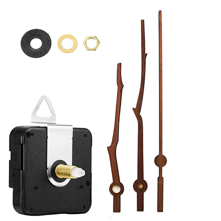 Quartz Clock Dial Repair Kit DIY Wall Clock Parts,Spec:, 4 Movements+4 Sets Needles, Movement+S01 Wooden Needle, Movement+S02 Wooden Needle, Movement+S03 Wooden Needle, Movement+S04 Wooden Needle