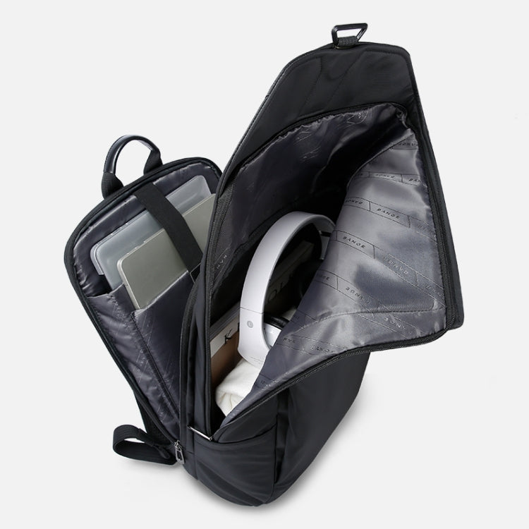 BANGE BG-2575  Anti theft Waterproof Laptop Backpack 15.6 Inch Daily Work Business Backpack, BG-2575 Black