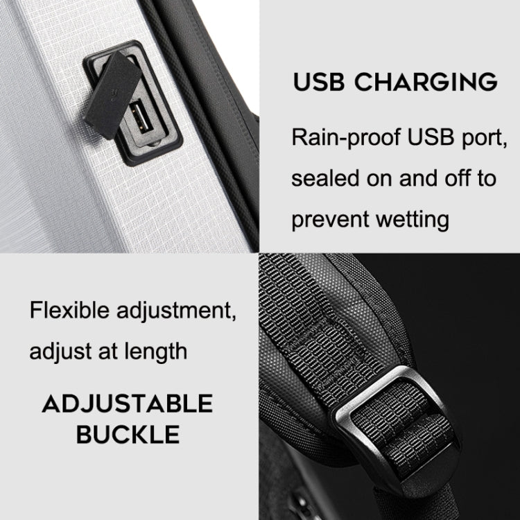 BANGE BG-2839 PC Hard Shell Gaming Computer Bag Business Waterproof Men Backpack, BG-2839 Silver, BG-2839 Black, BG-2839 Gold