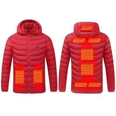 USB Winter Electric Heated Jacket Warm Thermal Jacket, 9 Zone Blue XL, 9 Zone Blue XXL, 9 Zone Blue 3XL, 9 Zone Blue 4XL, 9 Zone Red S, 9 Zone Red M, 9 Zone Red L, 9 Zone Red XL, 9 Zone Red XXL, 9 Zone Red 3XL, 9 Zone Red 4XL                           ...