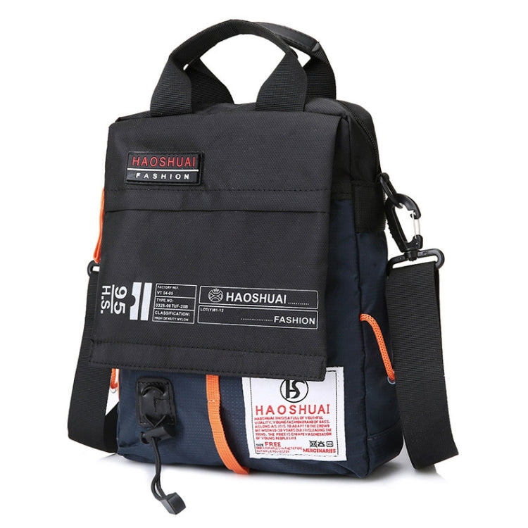 HAOSHUAI 206-1 Men Handheld Crossbody Bag Outdoor Waterproof Cloth Bag, 206-1 Brick Red, 206-1 Light Blue, 206-1 Dark Blue, 206-1 Black, 206-1 Army Green, 206-1 Grey