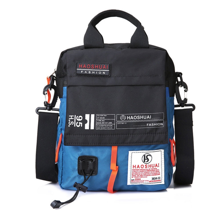 HAOSHUAI 206-1 Men Handheld Crossbody Bag Outdoor Waterproof Cloth Bag, 206-1 Brick Red, 206-1 Light Blue, 206-1 Dark Blue, 206-1 Black, 206-1 Army Green, 206-1 Grey