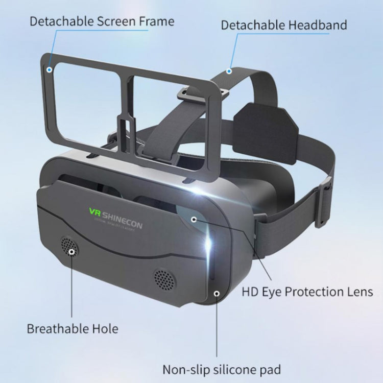 VRSHINECON G13 Virtual Reality VR Glasses Mobile Phone Movie Game 3D Digital Glasses, G13