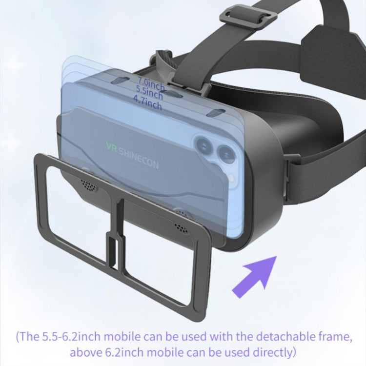 VRSHINECON G13 Virtual Reality VR Glasses Mobile Phone Movie Game 3D Digital Glasses, G13