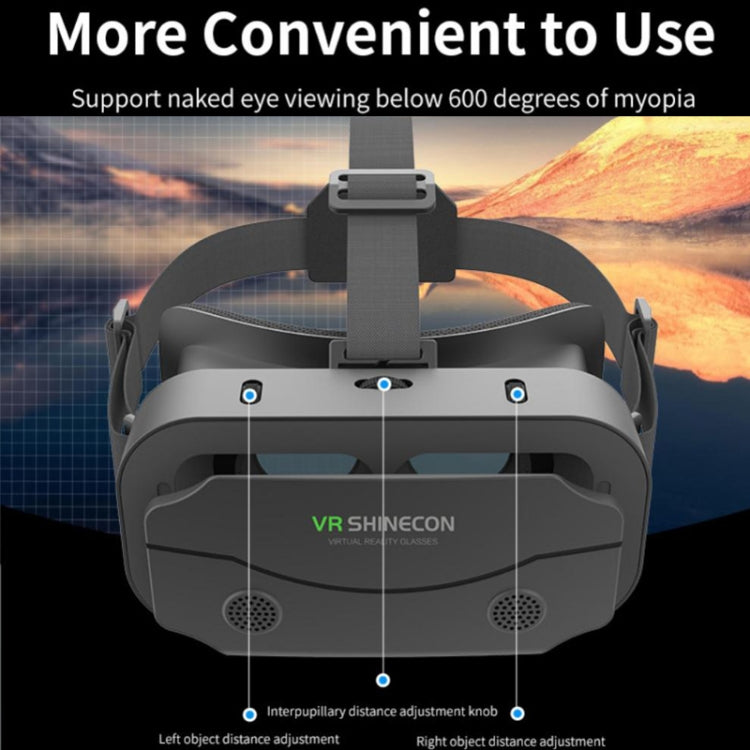 VRSHINECON G13 Virtual Reality VR Glasses Mobile Phone Movie Game 3D Digital Glasses, G13