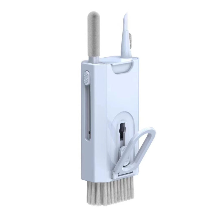 Q8 8-In-1 Multi-Function Headset Cleaning Pen Keyboard Mobile Phone Cleaner, White, Black, Blue