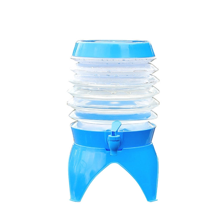 Outdoor Camping Portable Car Retractable Folding Bucket With Faucet, Capacity:, 5.5L, 7.5L