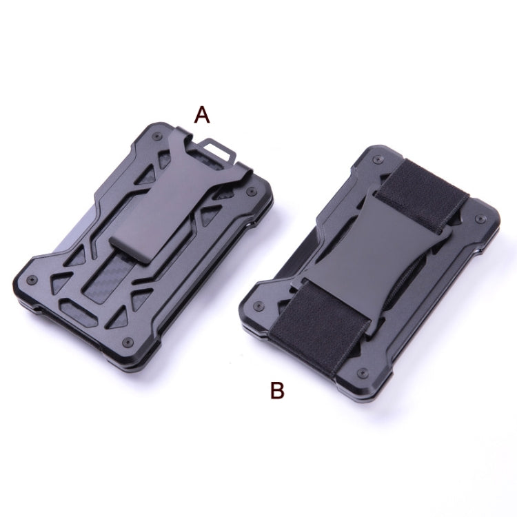 For AirTag 2nd Gen / AirTag 1st Gen Card Holder Metal Anti-Theft RFID Wallet, ak-4 B Silver, ak-4 B Blue, ak-4 B Gray, ak-4 A Black, ak-4 A Blue, ak-4 A  Silver, ak-4 A  Gray, ak-4 B  Black