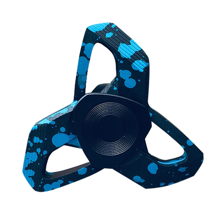 CKFSL Fingertip Gyroscopy EDC Hand Spinner Metal Stress Relief Toys, CKFSL(Blue Spots)